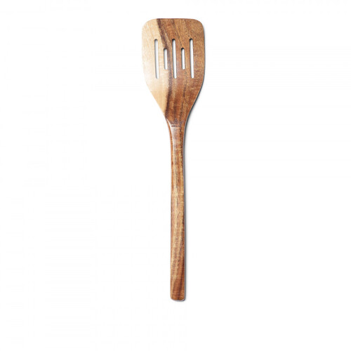 Spatule perfor&eacute;e en acacia