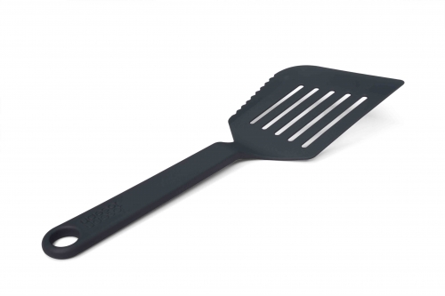 Spatule XL poissons, oeufs ou crêpes largeur 12 cm noire