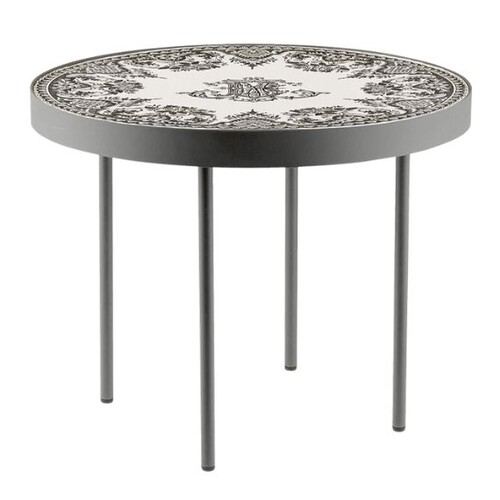 Table Basse anthracite monogrammes depareillees