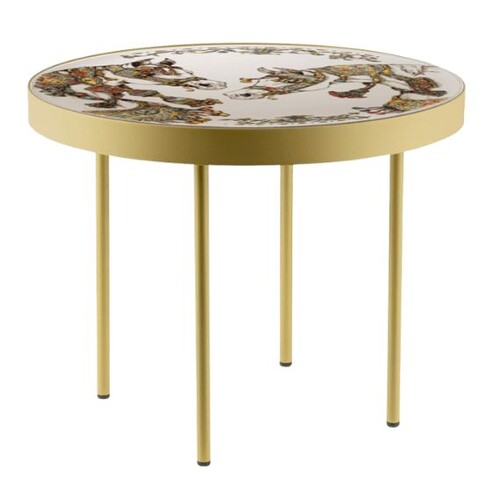 Table Basse dore chevaux du vent