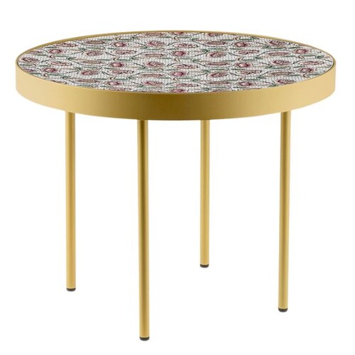 Table Basse dore roses dominote
