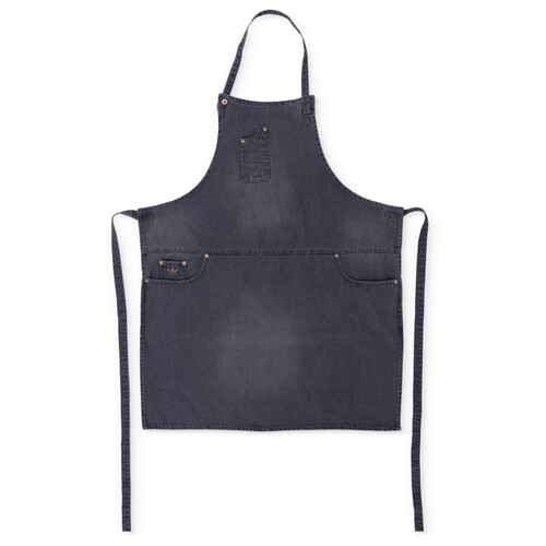 Tablier 5 poches homme en coton  - denim gris