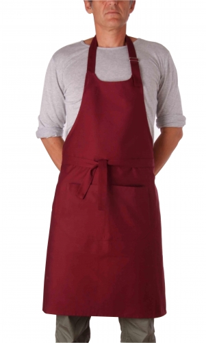 Tablier bordeaux