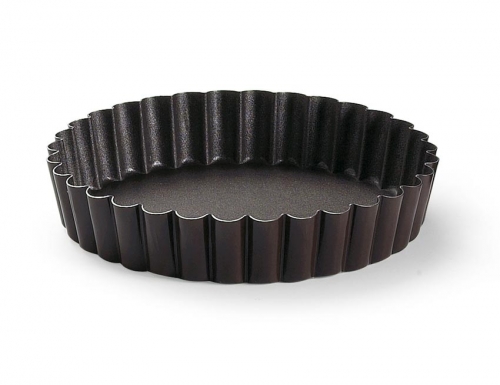 Tartelette ronde cannel&eacute;e &oslash; 7 cm