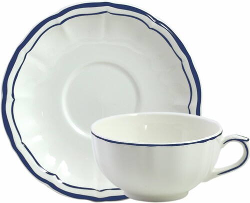 Tasse &agrave; D&eacute;jeuner Filet Indigo