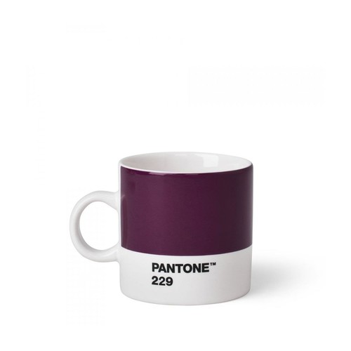Tasse à espresso Pantone en Porcelaine 12 cl Aubergine 229 C