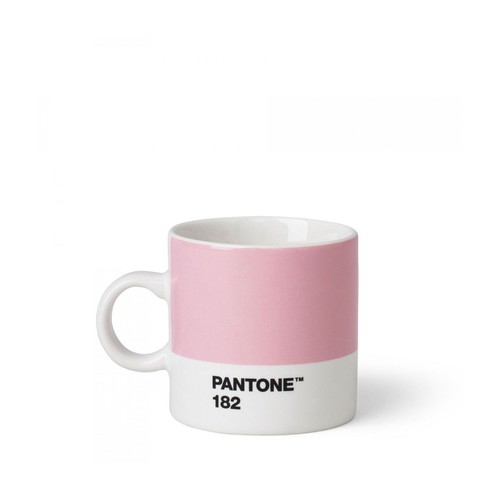 Tasse à espresso Pantone en Porcelaine 12 cl Rose clair  182 C