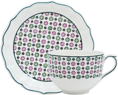 Tasse & Soucoupe Déjeuner Jumbo Dominote