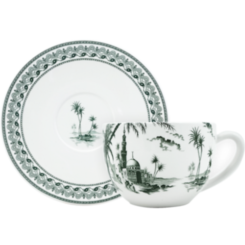 Tasse & Soucoupe Déjeuner Jumbo Vue Dorient