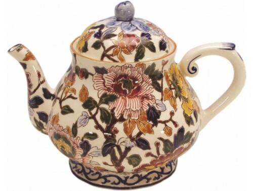 Théière Pivoines