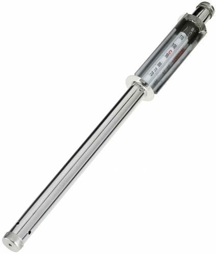 Thermomètre stérilisateur 60 à 110°c - 4 x 4 x 42 cm- étamé