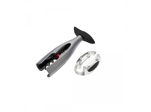 Tire-bouchon cadeau alu brosse