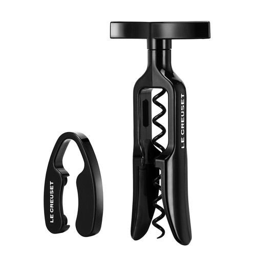 Tire-bouchon Noir Mod&egrave;le Cadeau Table et coupe-capsule GS 100