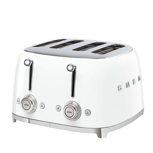 Toaster 4 tranches Vintage Années 50 Blanc