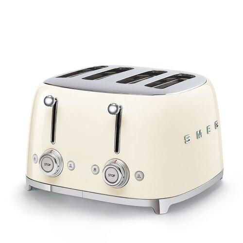 Toaster 4 tranches Vintage Années 50 Crème