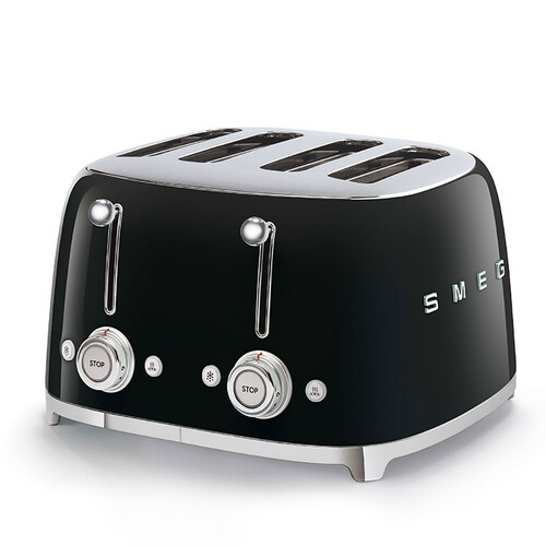 Toaster 4 tranches Vintage Années 50 Noir