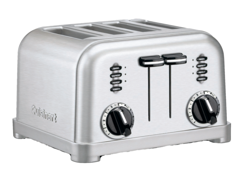 Toaster en acier bross&eacute; Cuisinart - 4 tranches
