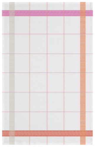 Torchon Le Jacquard Français 70x50 Kitchen rouge 100% coton