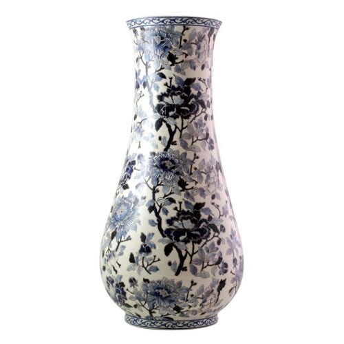 Vase Musée PIVOINES BLEUES