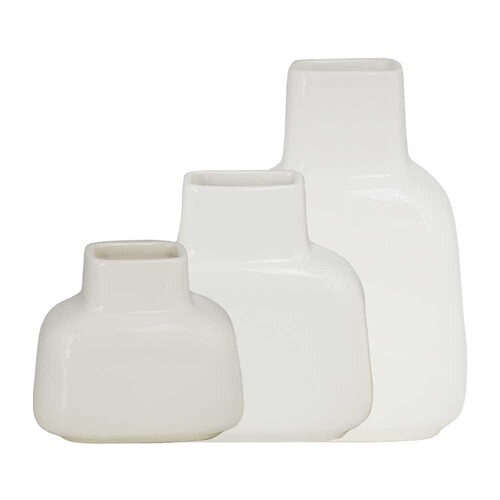Vases Nuage assortis, Kaolin COLLECTION VASES NUAGE