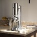 Carbonator Pro Inox avec bouteille en verre 0,8 litre et une cartouche de gaz CO²