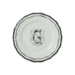 Assiette Canapés 16.5 cm N FILET MANGANESE MONOGRAMME