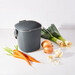 Bac à compost de cuisine gris 2,8 L