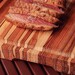 Billot Provence avec rigole 50x38x4cm. Bois de teck .
