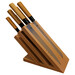 Bloc à couteaux en hêtre aimanté tout équipé de 6 couteaux Haiku Original