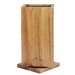 Bloc couteaux en bois d'acacia carre rotatif