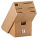 Bloc de couteaux, bois naturel, 8 Pièces. PROFESSIONAL "S"