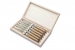Boite de 6 couteaux table caramel