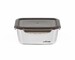 Boîte de conservation compatible micro-onde inox rectangle 1800 ml