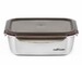 Boîte de conservation compatible micro-onde inox rectangle 2800 ml