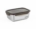 Boîte de conservation compatible micro-onde inox rectangle 2800 ml