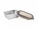 Boîte de conservation compatible micro-onde inox rectangle 2800 ml