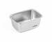 Boîte de conservation compatible micro-onde inox rectangle 500 ml