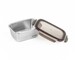 Boîte de conservation compatible micro-onde inox rectangle 980 ml