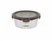 Boîte de conservation compatible micro-onde inox ronde 640 ml