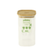 Pot en verre carré 1,4l avec couvercle en bambou