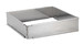 Cadre extensible inox de 20 X 20 cm extensible jusqu'à 37 X 37 cm Hauteur 5 cm