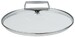 Casserole 24 cm castel pro 5 ply poignee fixe avec couvercle