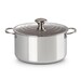 Cocotte 24 cm Inox Signature avec couvercle