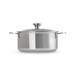 Cocotte Basse 20 cm Inox Signature avec couvercle