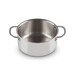 Cocotte Basse 20 cm Inox Signature avec couvercle