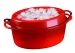 Cocotte Doufeu ovale 20/32 cm 6.9 L Cerise (Rouge)