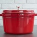 Cocotte haute 24 cm Cerise