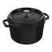 Cocotte haute 24 cm Noir mat