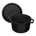 Cocotte haute 24 cm Noir mat