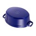 Cocotte ovale 33 cm Bleu intense
